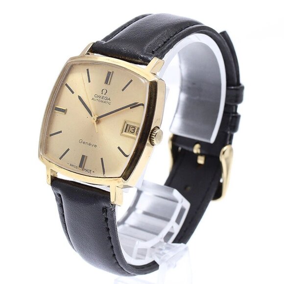 OMEGA Geneve 162.0010 Cal.565 Date gold Dial Automatic Men's Watch - Picture 1 of 12
